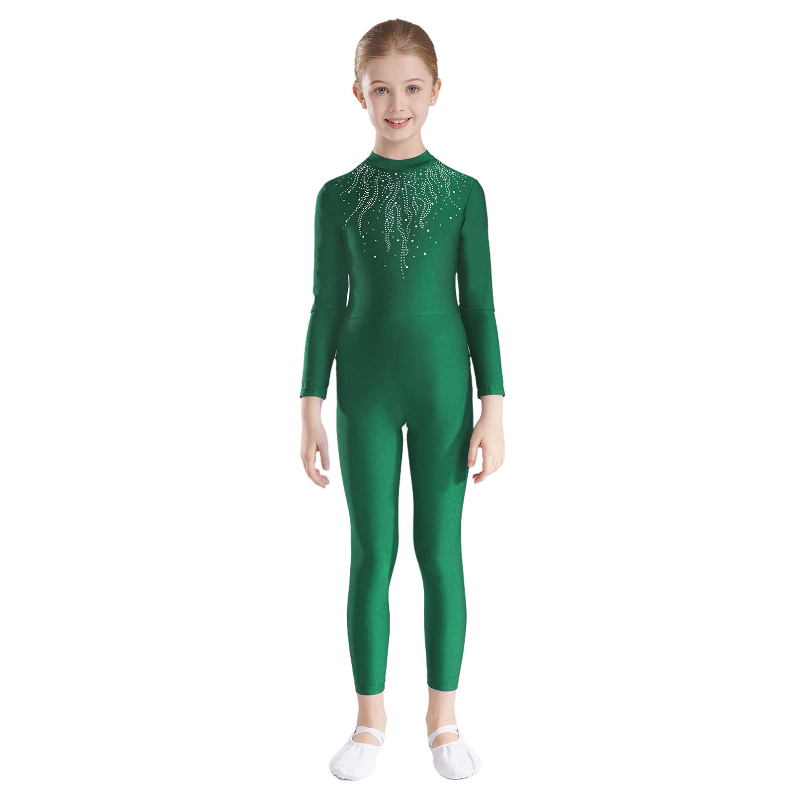 Yoga Fitness Model - Kids Girls Gymnastics Dance Leotard Ballet