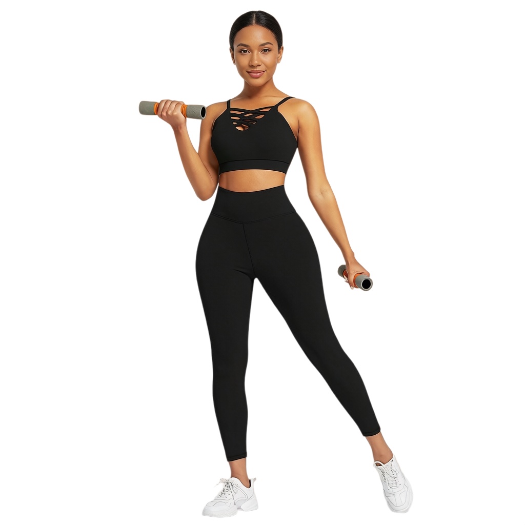 Fitness Of Yoga - 3 Pieces Women's Yoga Fitness Set