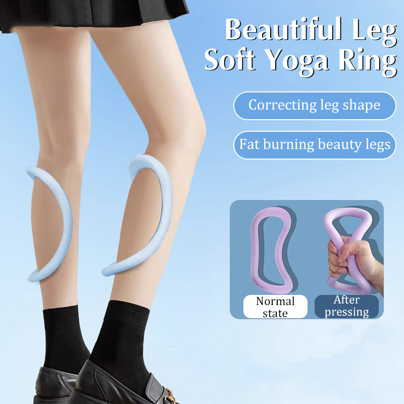 Yoga Fitness Ring - 1Pc TPR Soft Fascia Stretch Fitness