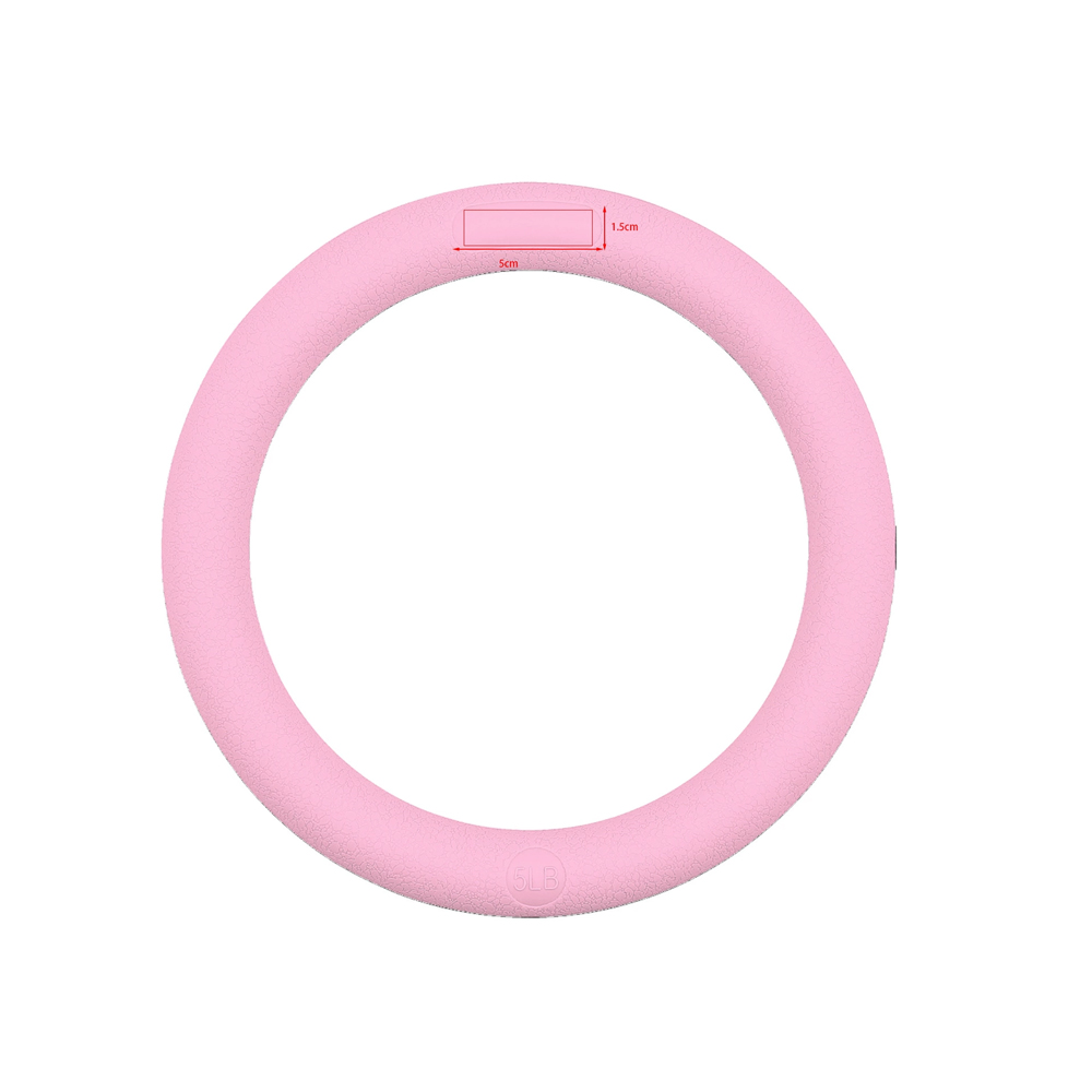 Yoga Fitness Ring - Patterned Round Iron Yoga Weight-Bearing Ring