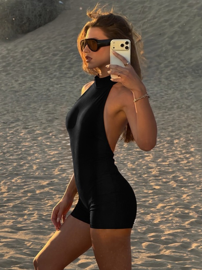 Sexy Halter Neck Sleeveless Bo - đánh giá và giá Yoga Overall Fitness