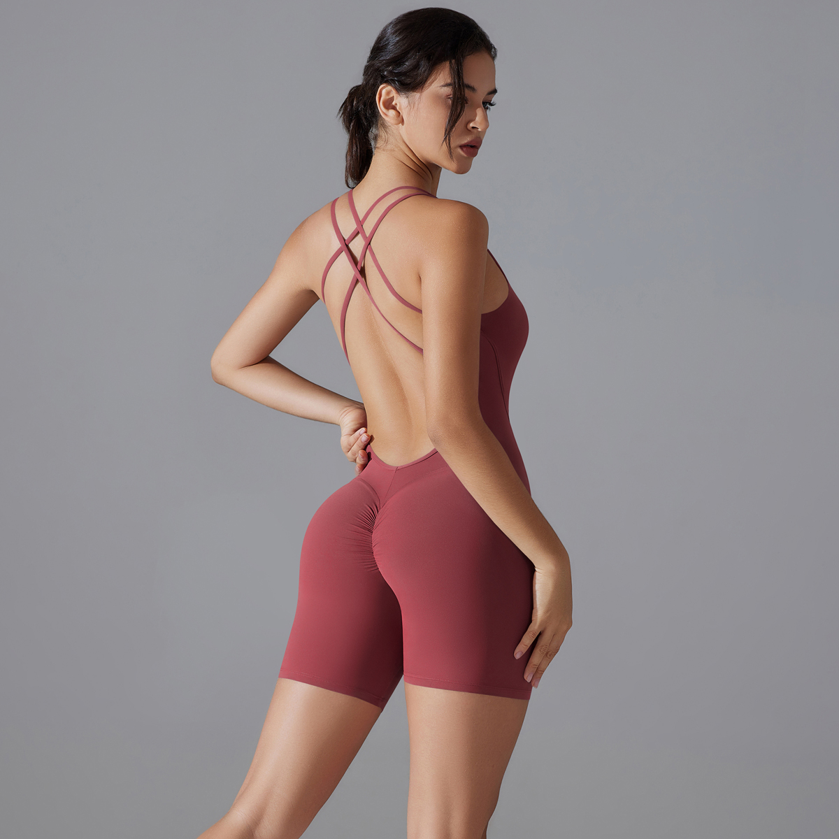 Yoga Set Sexy Backless Sporty  - đánh giá và giá Yoga Overall Fitness