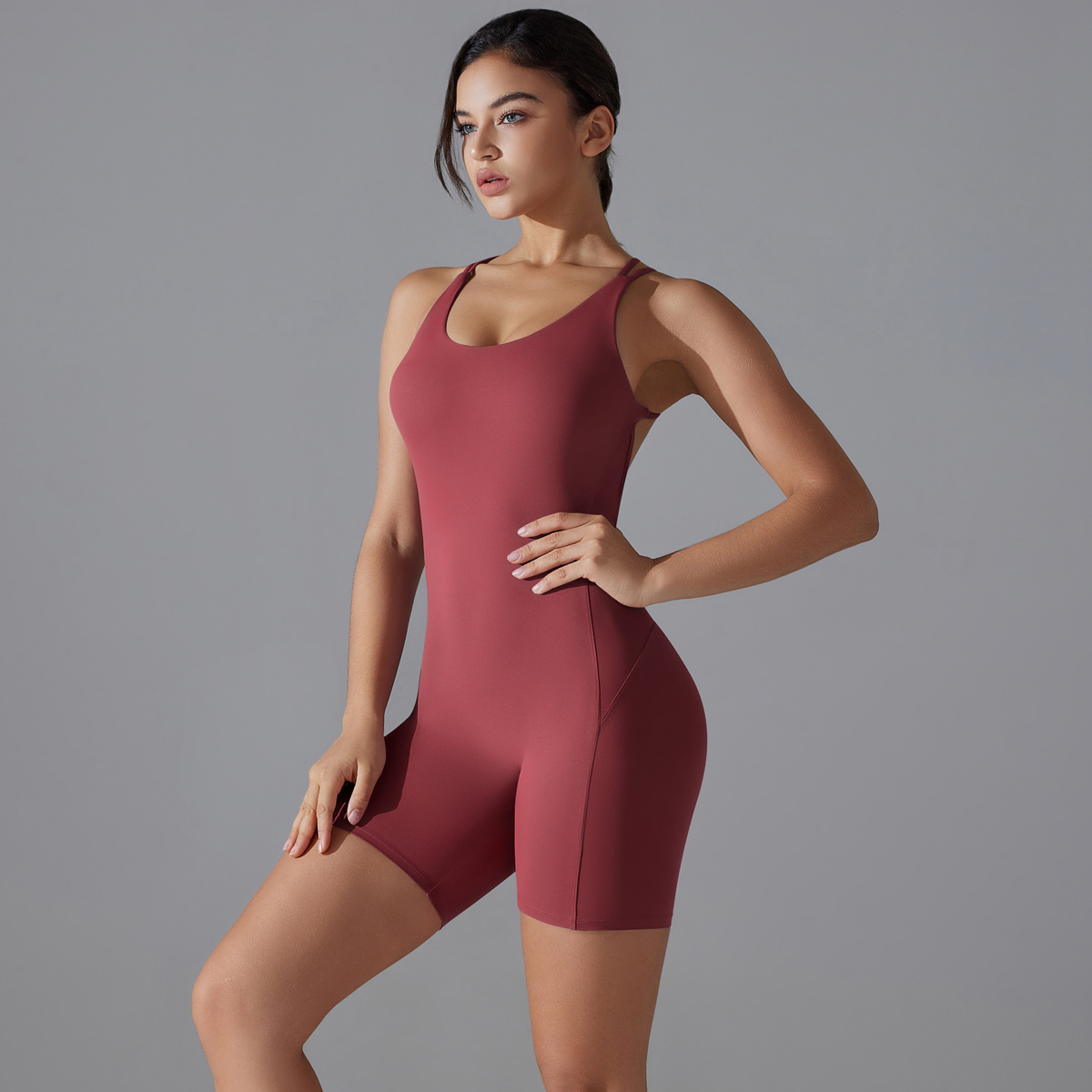 Yoga Set Sexy Backless Sporty  - đánh giá và giá Yoga Overall Fitness