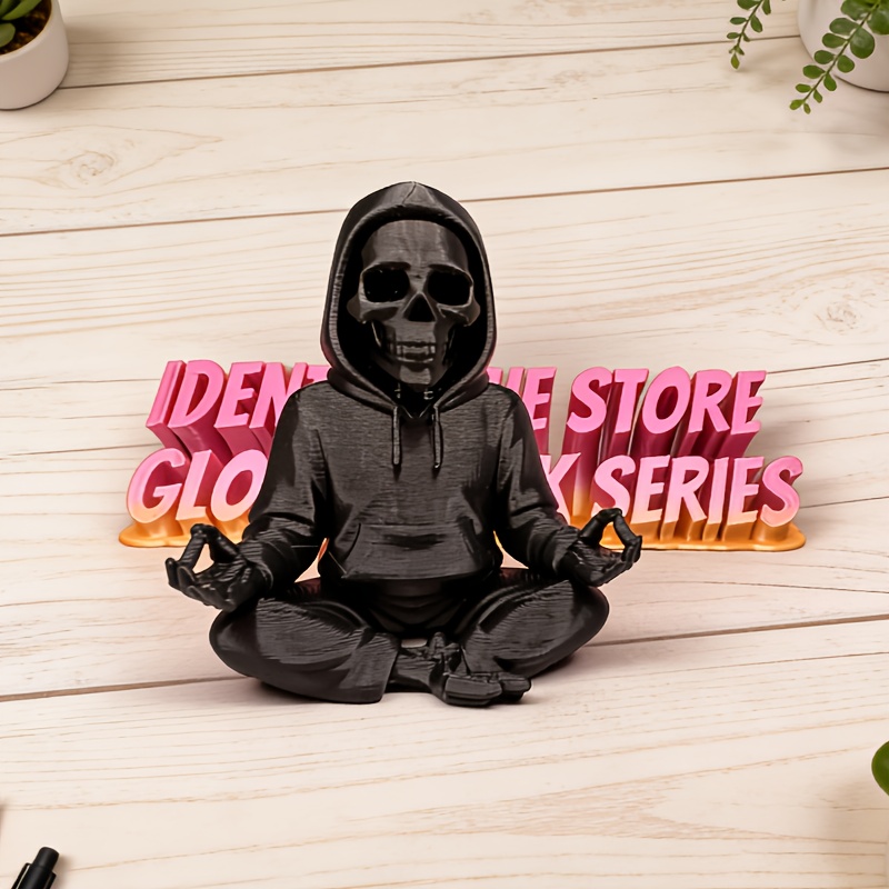 Gothic Hooded Skeleton Statue  - đánh giá và giá Yoga Fitness Model