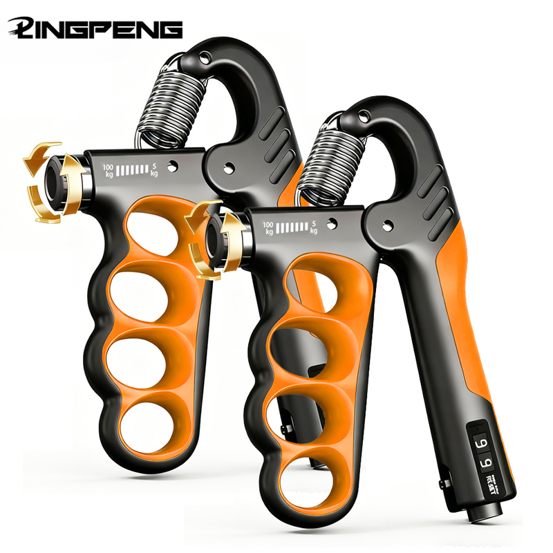 5KG-100KG 4-Hole Counting Hand - đánh giá và giá Grip Strengthener Hand
