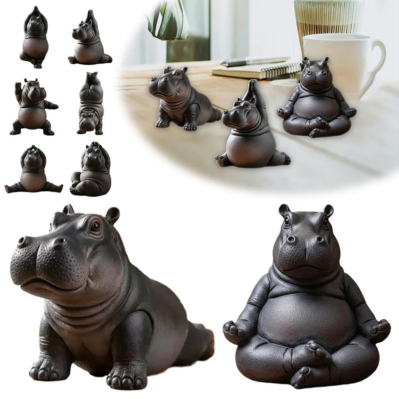 Yoga Master Hippo Statue Handc - đánh giá và giá Yoga Fitness Model