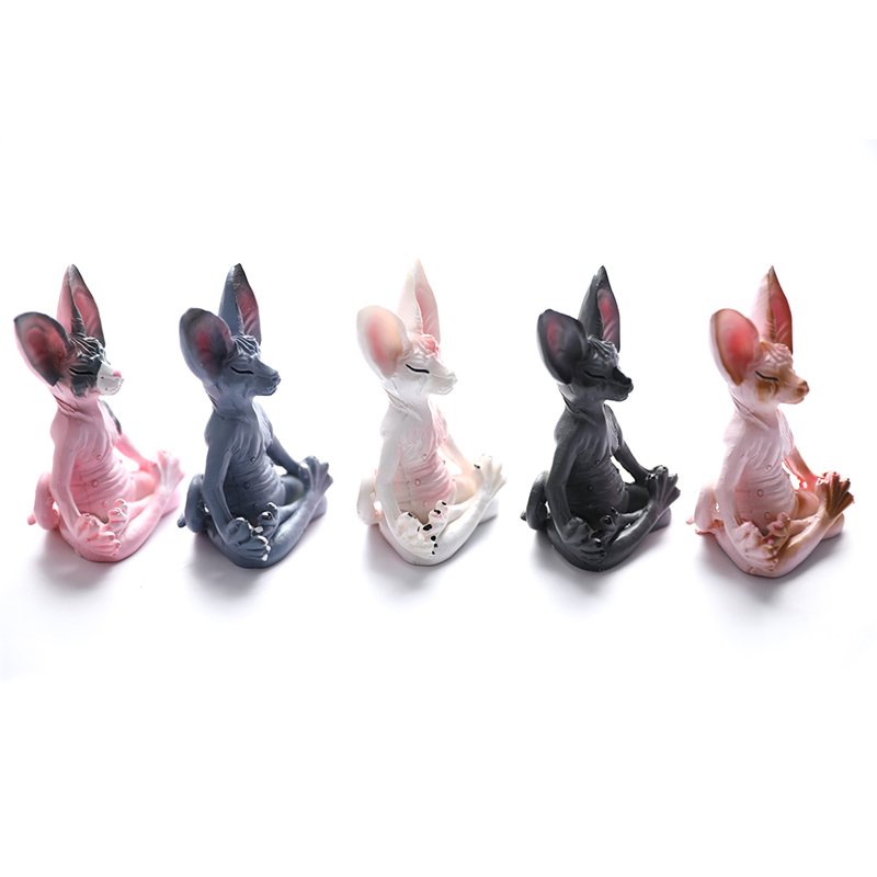 Whimsical Buddha Cat Figurine  - đánh giá và giá Yoga Fitness Model