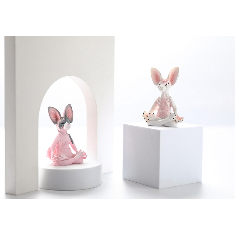 Whimsical Buddha Cat Figurine  - đánh giá và giá Yoga Fitness Model