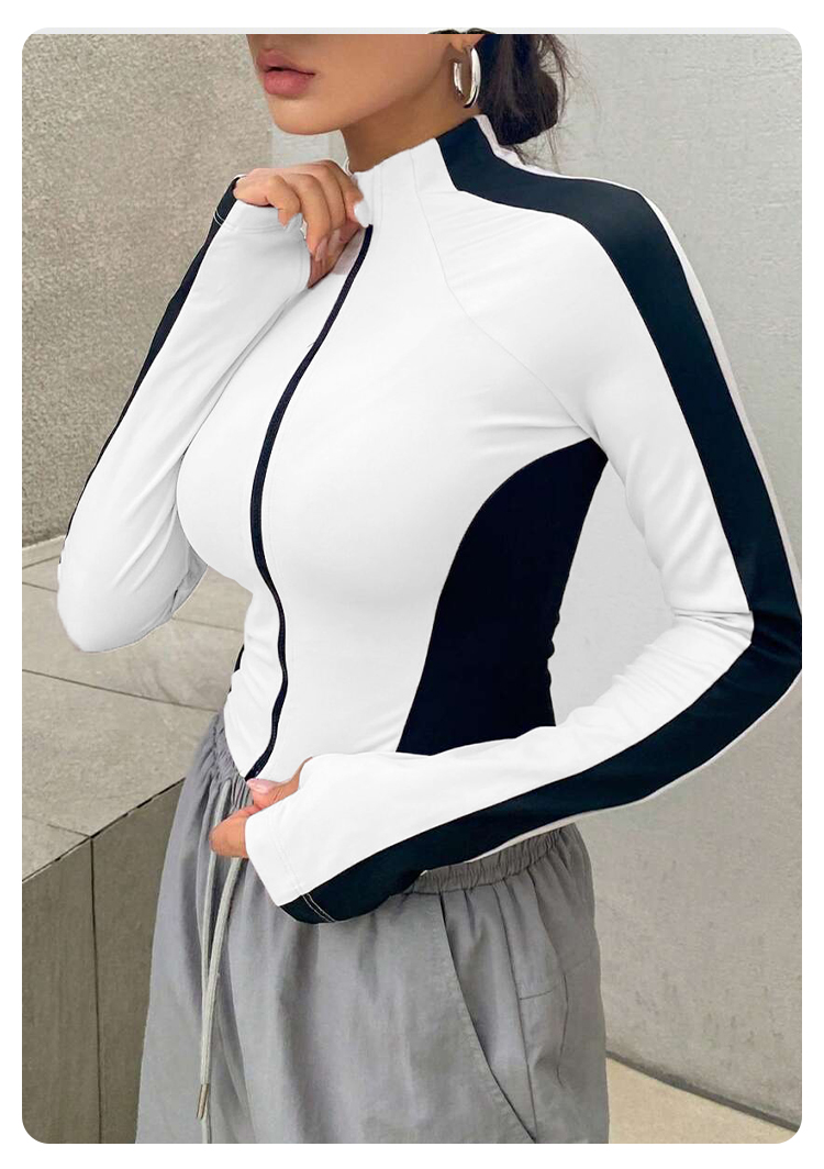 Yoga Clothes Stand Up Collar J - đánh giá và giá Fitness Of Yoga