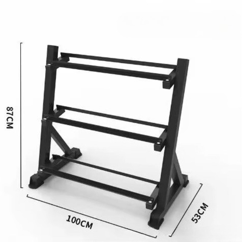 3-Layer Barrel Dumbbell Rack M - đánh giá và giá Kettlebell