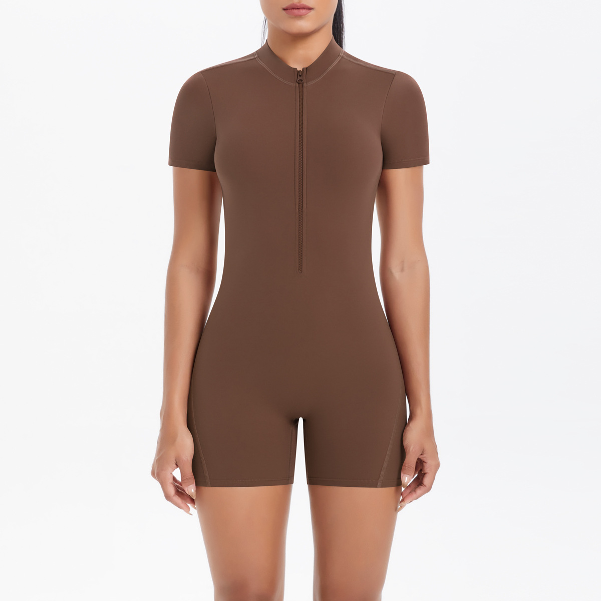 Zipper Short Sleeves Workout J - đánh giá và giá Yoga Overall Fitness