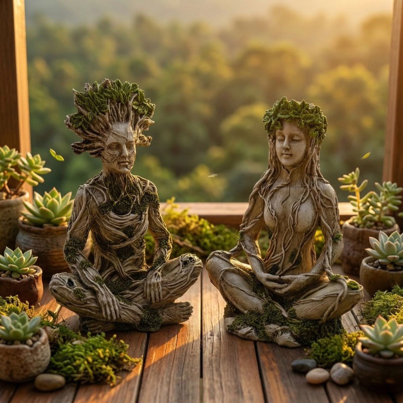 Home Decor Tree Spirit Zen Sit - đánh giá và giá Yoga Fitness Model