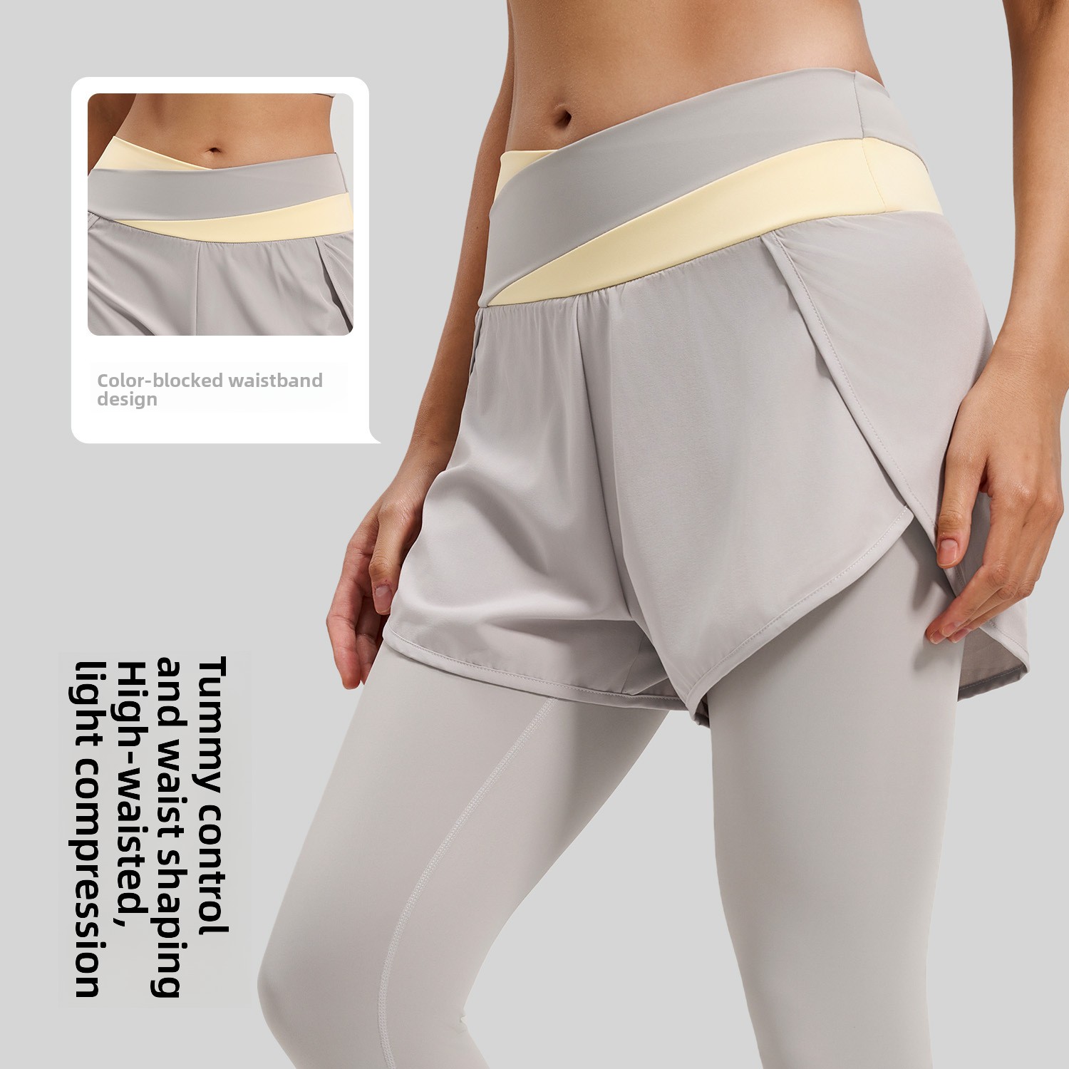 Latest Model Fake Two-piece Co - đánh giá và giá Yoga Fitness Model