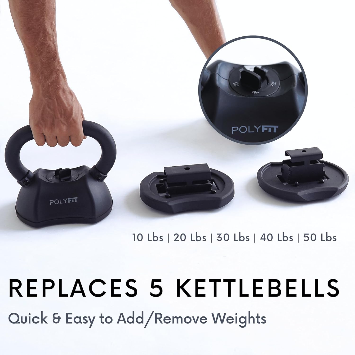 Home Gym Polyfit Adjustable Ke - đánh giá và giá Kettlebell
