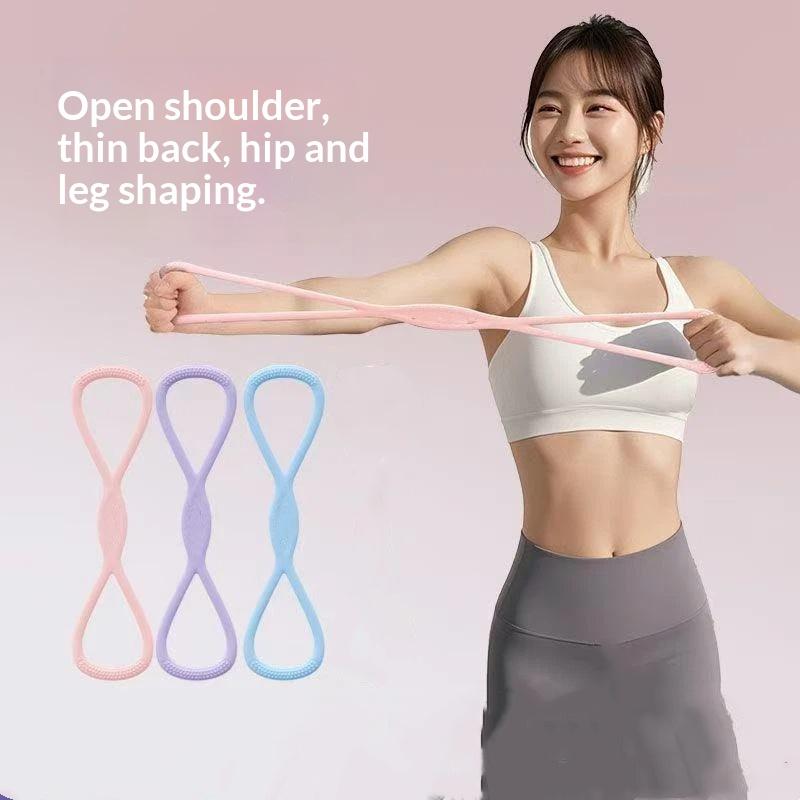 New Silicone Figure 8 Resistan - đánh giá và giá Yoga Fitness Model